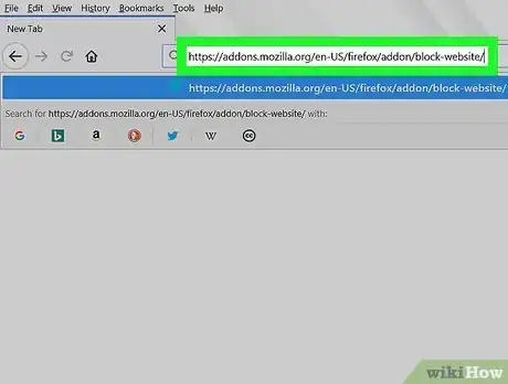 Imagen titulada Block Websites on Firefox Step 2