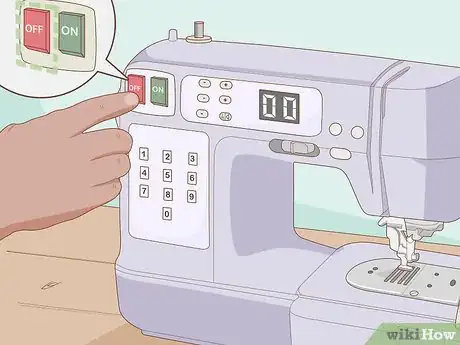 Imagen titulada Thread a Singer Sewing Machine Step 1