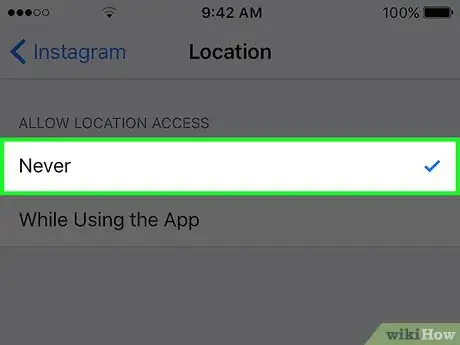 Imagen titulada Stop Instagram from Using Your Location Step 4