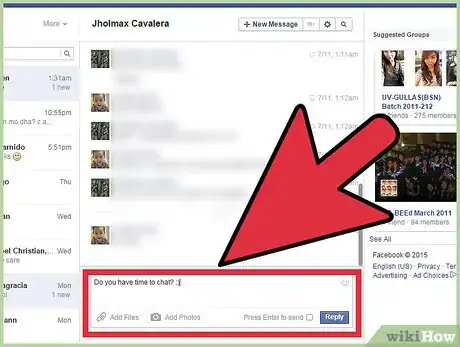 Imagen titulada Start a Conversation with a Guy on Facebook Step 19