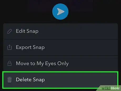 Imagen titulada Delete Memories on Snapchat Step 4