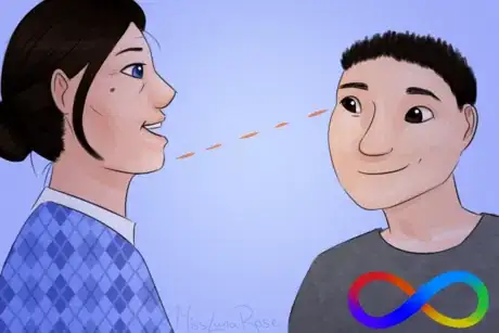 Imagen titulada Autistic Boy Feigns Eye Contact While Talking to Woman.png