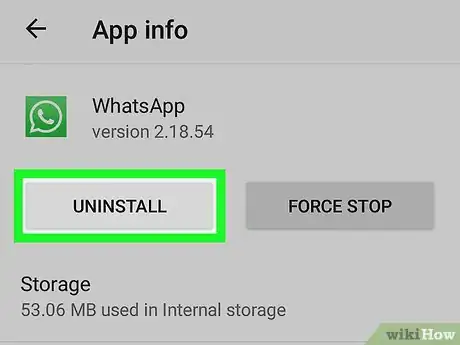Imagen titulada Uninstall WhatsApp on Android Step 4
