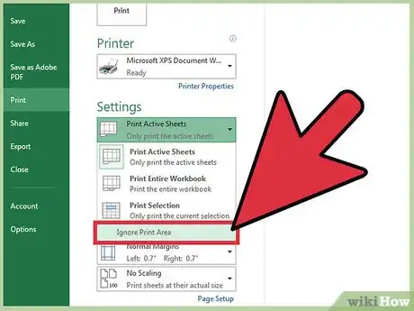 Imagen titulada Print Part of an Excel Spreadsheet Step 17