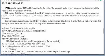 leer un reporte meteorológico aeronáutico (METAR)