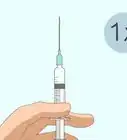 aplicar una inyección de B12