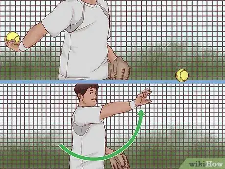 Imagen titulada Pitch in Slow‐Pitch Softball Step 8