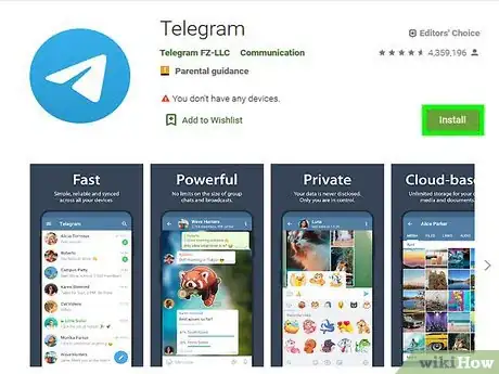 Imagen titulada Use Telegram Step 1