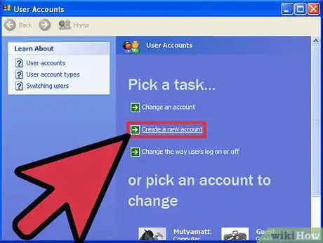 Imagen titulada Create a New User Account in Windows XP Step 4