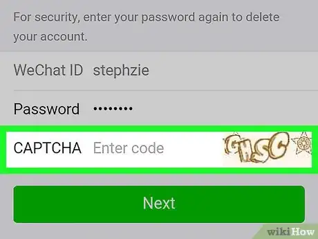 Imagen titulada Delete a WeChat Account on Android Step 10