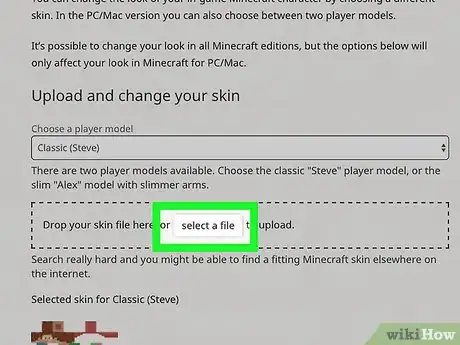 Imagen titulada Get a Skin on Minecraft Step 6