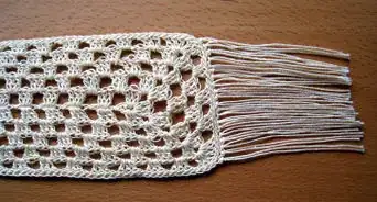 tejer a crochet una bufanda rectangular tipo abuelita