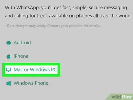 Imagen titulada Send WhatsApp Messages from PC Step 2