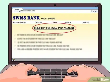 Imagen titulada Open a Swiss Bank Account Step 1