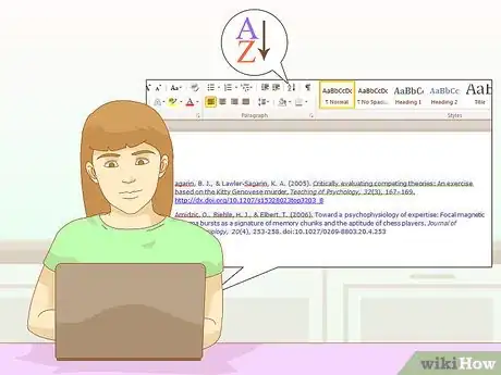 Imagen titulada Alphabetize a Bibliography Step 12