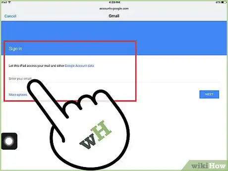 Imagen titulada Set up Email on an iPad Step 5