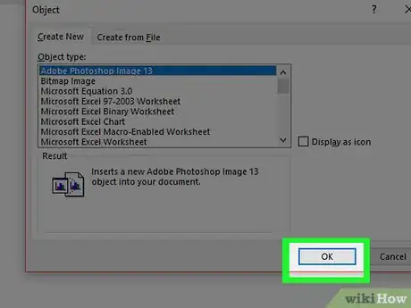 Imagen titulada Insert a File Into a Word Document Step 7