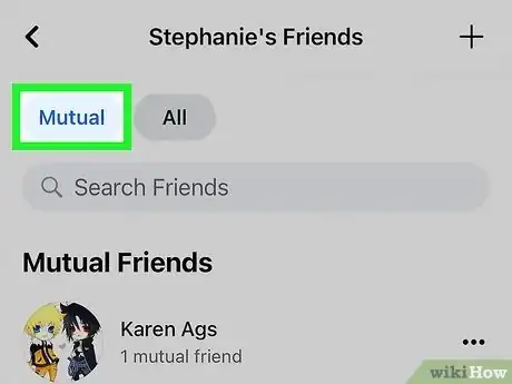 Imagen titulada Get Mutual Friends on Facebook Step 5