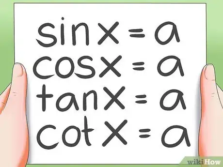 Imagen titulada Solve Trigonometric Equations Step 1