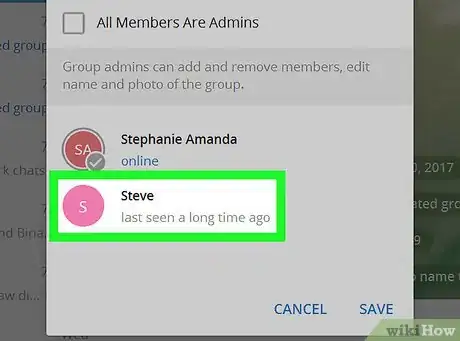 Imagen titulada Remove an Admin on Telegram on PC or Mac Step 7