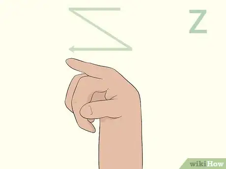 Imagen titulada Fingerspell the Alphabet in American Sign Language Step 26