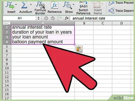 Imagen titulada Calculate a Balloon Payment in Excel Step 12