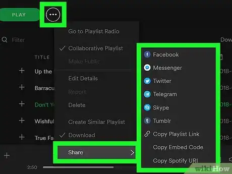 Imagen titulada Add Songs to Someone Else's Spotify Playlist on PC or Mac Step 5