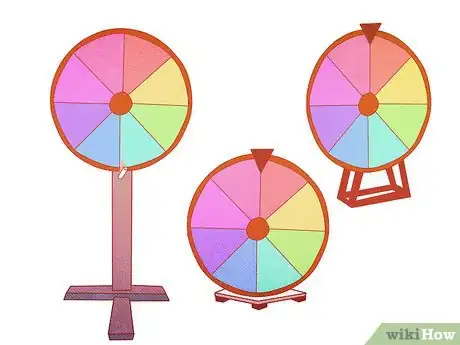 Imagen titulada Build a Wheel of Fortune Wheel Step 1