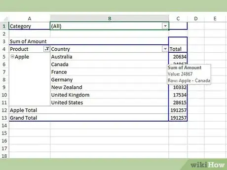 Imagen titulada Add Rows to a Pivot Table Step 10