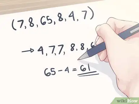 Imagen titulada Find the Range of a Data Set Step 3