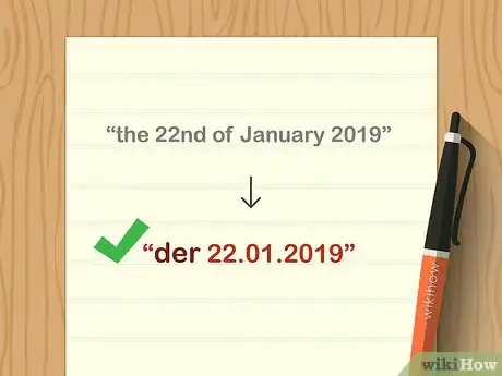 Imagen titulada Write German Dates Step 1