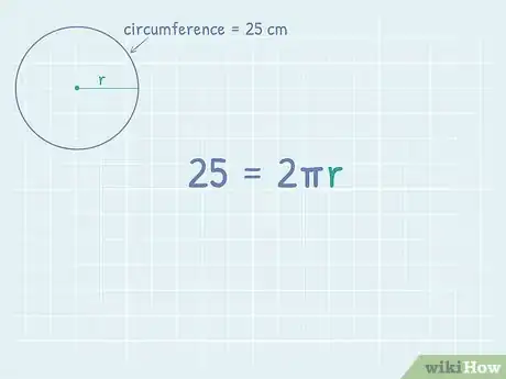 Imagen titulada Find the Area of a Circle Using Its Circumference Step 2