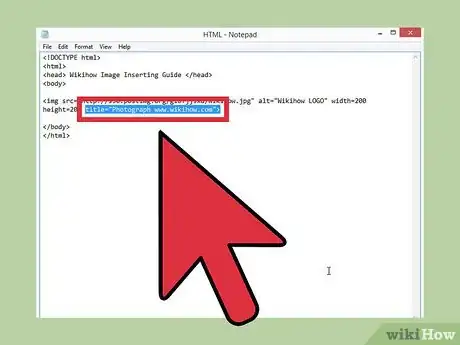 Imagen titulada Insert Images with HTML Step 9