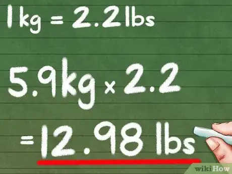 Imagen titulada Convert Kilograms to Pounds Step 2