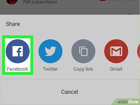 Imagen titulada Post a YouTube Video on Facebook Step 6