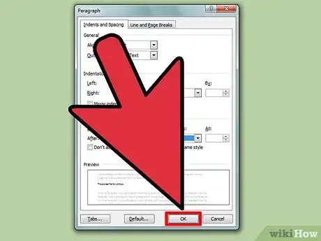 Imagen titulada Double Space in Word 2007 Step 7