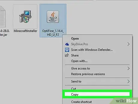 Imagen titulada Install the OptiFine Mod for Minecraft Step 5