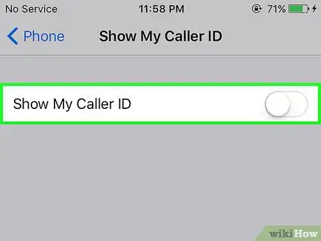 Imagen titulada Hide Your Phone Number on an iPhone Step 4