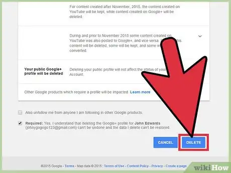 Imagen titulada Delete a Google+ Account Step 5