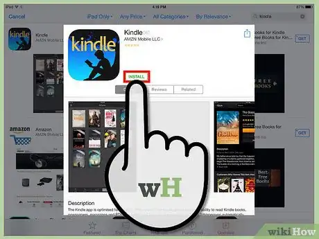 Imagen titulada Download Kindle Books on an iPad Step 3