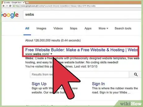 Imagen titulada Make a Free Website Step 2