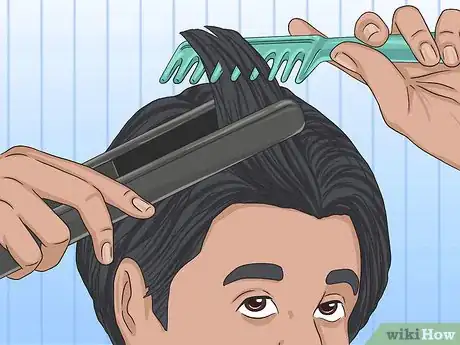 Imagen titulada Straighten an Afro for Men Step 15