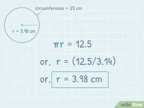 Imagen titulada Find the Area of a Circle Using Its Circumference Step 4