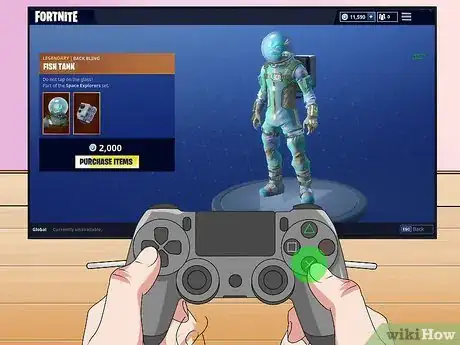 Imagen titulada Get Fortnite Skins on PS4 Step 6