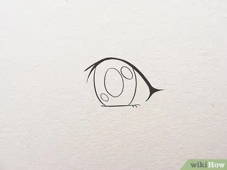 Imagen titulada Draw Simple Anime Eyes Step 6