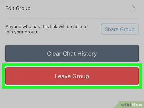 Imagen titulada Leave a Group on Groupme on iPhone or iPad Step 5