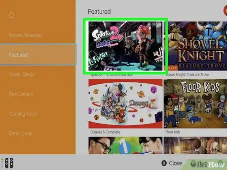 Imagen titulada Download Apps on the Nintendo Switch Step 07