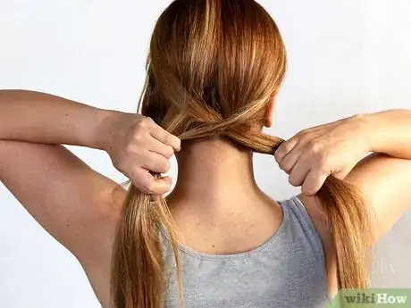 Imagen titulada Do a Fish Tail Plait in Your Hair Step 4