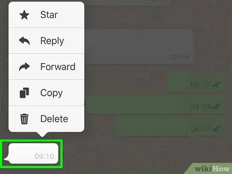Imagen titulada Copy a WhatsApp Message Step 3