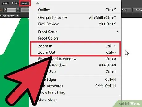 Imagen titulada Zoom out in Adobe Illustrator Step 4